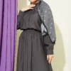 Lace Half Brit Buttoned Skirt Set بالجملة clothing set view 2 - Hicabistan مصنع تركيا