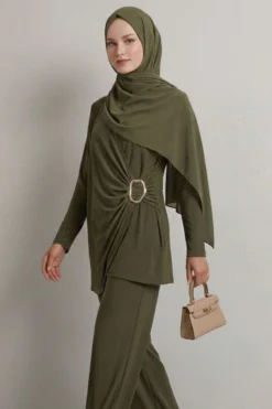 Sandy Two-Piece Set Khaki