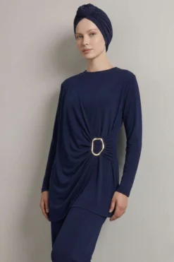 Alternative view of Sandy Two-Piece Set Navy Blue