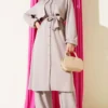 Hooded Cape Set Lilac