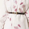Floral Embossed Two-Piece Set Burgundy wholesale clothing set view 4 - Hicabistan Turkey factory