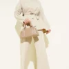 Pearl Detail Belted Two-Piece Set Beige en gros clothing set - Hicabistan usine Turquie