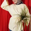 Spanish Sleeve Lace-Up Tunic Yellow