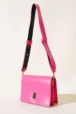 Double Eyed Shoulder Bag Fuchsia