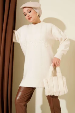 Textured Soft Knit Tunic