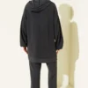 Hooded Pocket Lounge Set Anthracite Großhandel clothing set view 3 - Hicabistan Türkei Fabrik