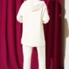 Hooded Pocket Lounge Set Ecru all'ingrosso clothing set view 3 - Hicabistan fabbrica Turchia
