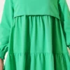 Layered Dress Green wholesale dress view 4 - Hicabistan Turkey factory