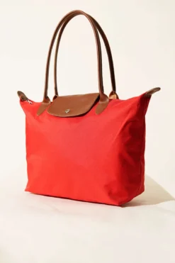 Foldable Snap Bag Red