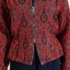 Jacketed Dress Set with Kilim Pattern Navy Blue wholesale clothing set view 4 - Hicabistan Turkey factory