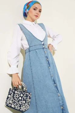 Alternative view of Flared Waist Elastic Dress