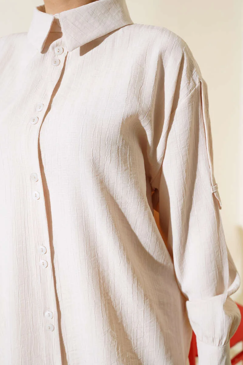 Shirt with Epaulettes Stone - Image 4