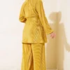 Set with Belt Accessory Mustard wholesale clothing set view 3 - Hicabistan Turkey factory