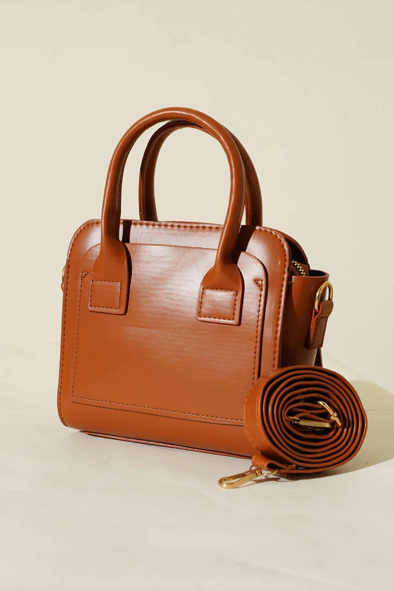 Box Model Handbag Tan