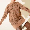 Leopard Print Hooded Tunic