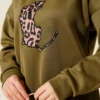 Leopard Striped Two-Piece Scuba Set Großhandel clothing set view 4 - Hicabistan Türkei Fabrik