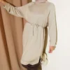 Long Tunic with Belt Stone wholesale tunic view 2 - Hicabistan Turkey factory