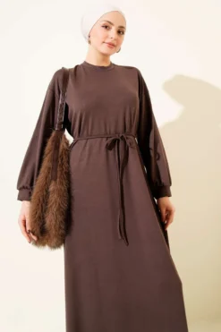 Alternative view of Loyşa Oversized Dress Brown