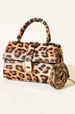 Magnetic Handbag Leopard