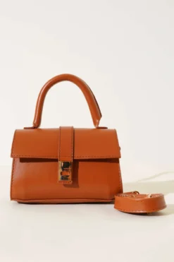 Alternative view of Magnetic Handbag Tan