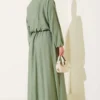 Metal Button Dress Set wholesale clothing set view 3 - Hicabistan Turkey factory