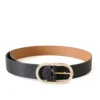 Mini Diamond Buckle Belt Black