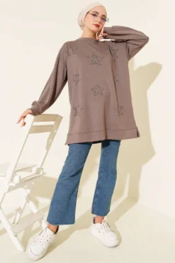 Vista alternativa di Mini Star Stone Tunic Mink