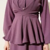 Shirt Collar Skirt Set wholesale clothing set view 4 - Hicabistan Turkey factory