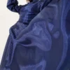 Pleated Tulle Evening Dress Navy Blue