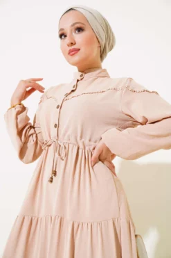 Alternative view of Half Button Front Layered Dress