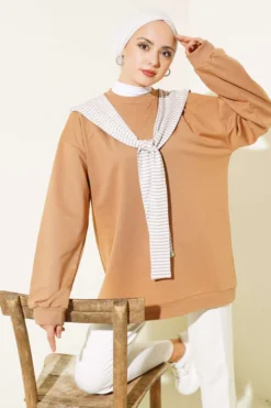 Shoulder Scarf Tunic