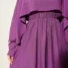 Shoulder Cape Waist Elastic Dress wholesale dress view 4 - Hicabistan Turkey factory