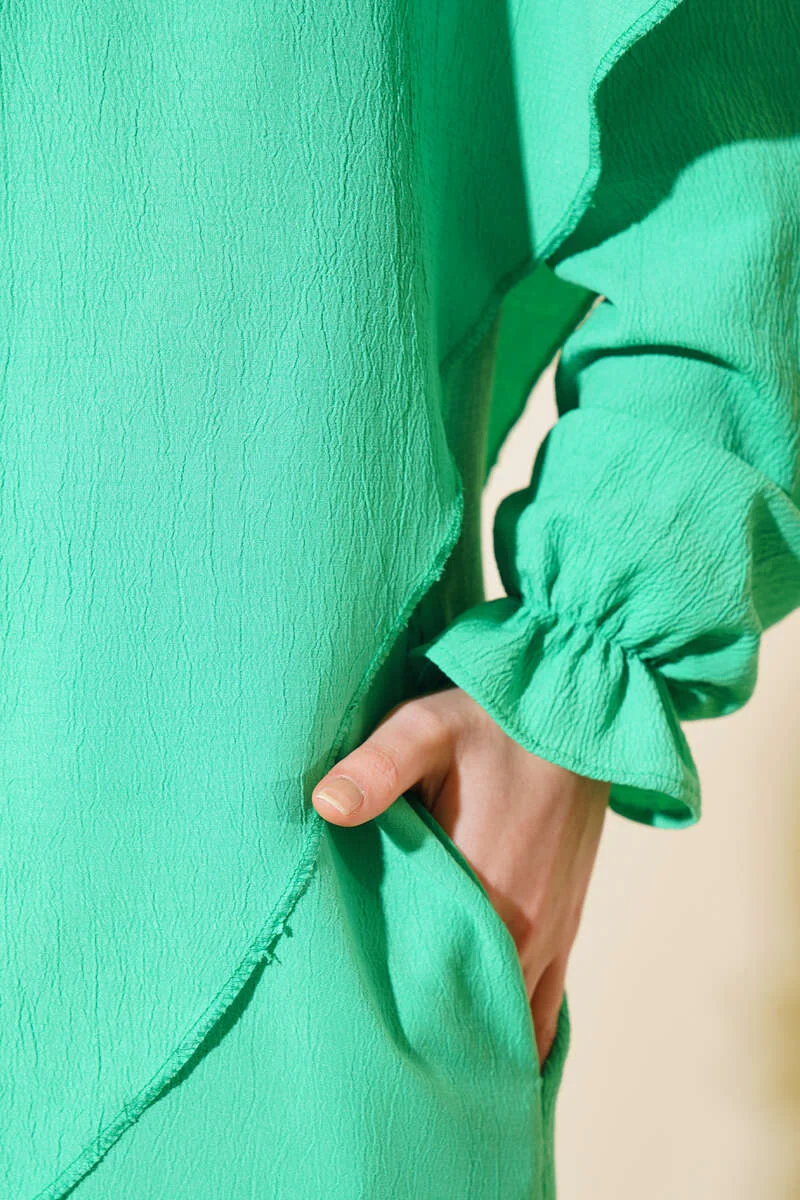 Shawl Abaya Green - Image 4