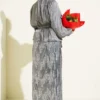 Sequin Skirt Evening Suit Grey Großhandel clothing set view 3 - Hicabistan Türkei Fabrik