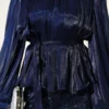 Sequin Skirt Evening Suit Navy Blue wholesale clothing set view 4 - Hicabistan Turkey factory