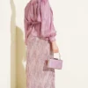 Sequin Skirt Evening Suit Powder Pink al por mayor clothing set view 3 - Hicabistan fábrica Turquía