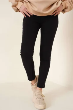 Alternative view of Regular Fit Stretch Pants Black