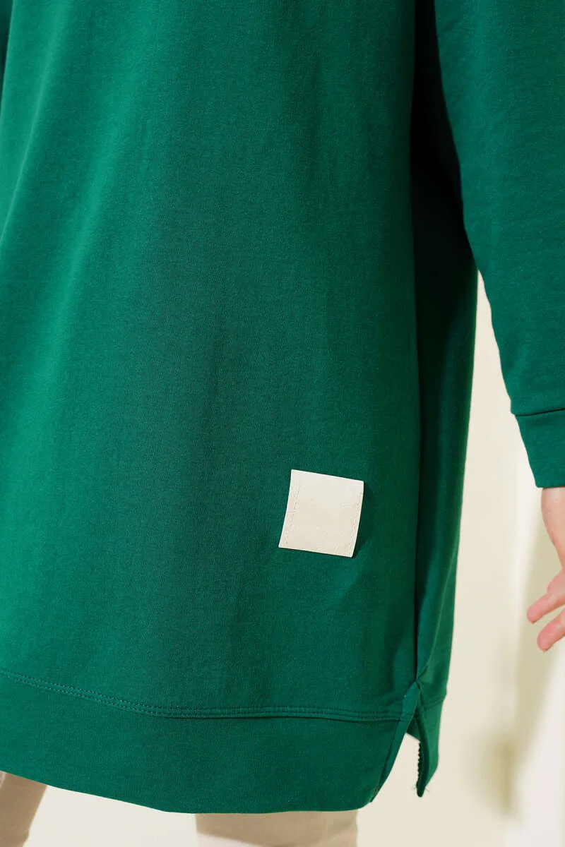 Oversized Patch Tunic Green – Bild 4