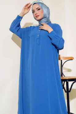 Alternative view of Loose Two-Piece Set Indigo