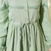 Glitter Striped Lace Detailed Dress en gros dress view 4 - Hicabistan usine Turquie