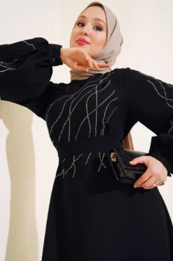 Alternative view of Sequined Dress Black