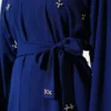 Embellished Pearl Detailed Skirt Set Navy Blue بالجملة clothing set view 4 - Hicabistan مصنع تركيا