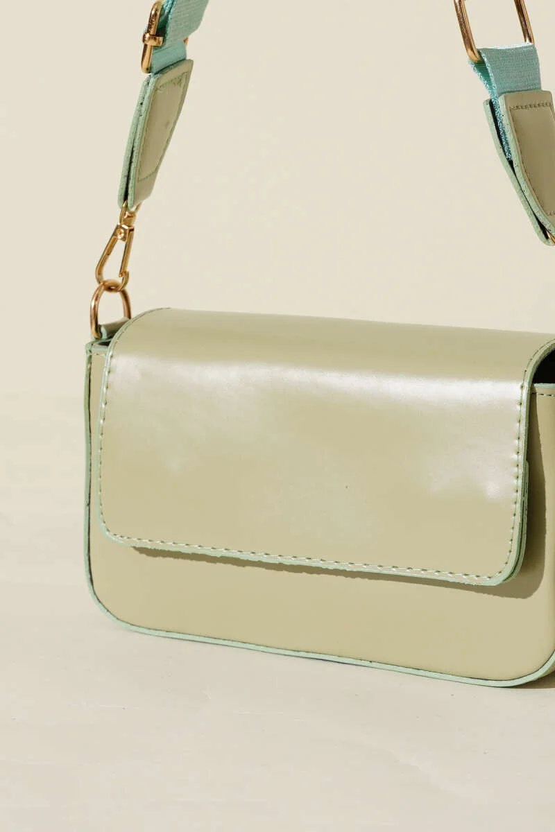 Single-Eyed Magnetic Shoulder Bag Mint Green – Bild 3