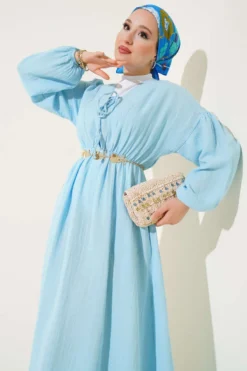 Alternatieve weergave van V-Neck Tie Dress