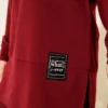 Hooded Two-Piece Set Burgundy wholesale clothing set view 4 - Hicabistan Turkey factory