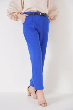 Split Leg Belted Pants