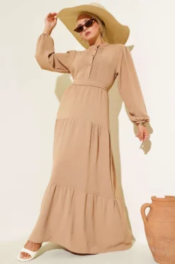 Alternative Ansicht von Half Pleated Button Dress