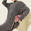 Knitted Two-Piece Dress with Vest Großhandel clothing set - Hicabistan Türkei Fabrik