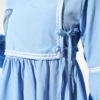 Zigzag Embroidered Side Tie Poplin Dress Großhandel dress view 4 - Hicabistan Türkei Fabrik