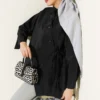 Asymmetrical Tied Shirt Black groothandel shirt - Hicabistan Turkije fabriek